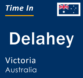 Current local time in Delahey, Victoria, Australia