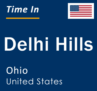 Current local time in Delhi Hills, Ohio, United States