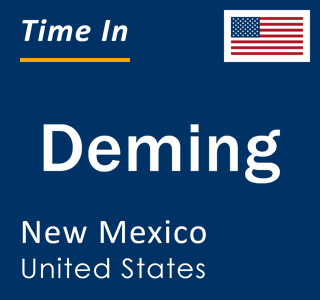 Current local time in Deming, New Mexico, United States