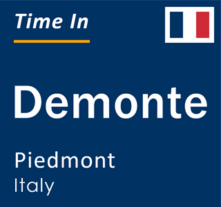 Current local time in Demonte, Piedmont, Italy