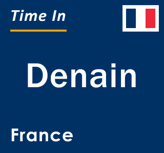 Current local time in Denain, France