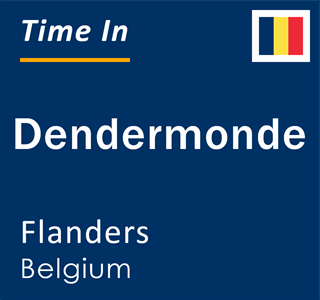 Current local time in Dendermonde, Flanders, Belgium