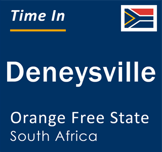 Current local time in Deneysville, Orange Free State, South Africa
