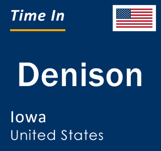 Current local time in Denison, Iowa, United States