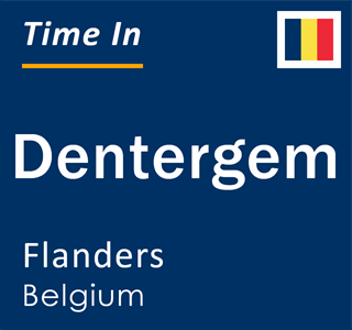 Current local time in Dentergem, Flanders, Belgium