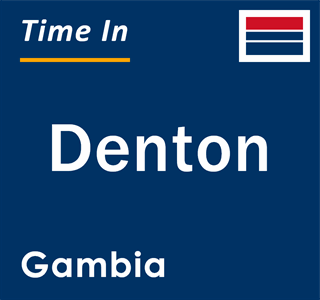 Current local time in Denton, Gambia