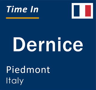 Current local time in Dernice, Piedmont, Italy