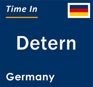 Current local time in Detern, Germany