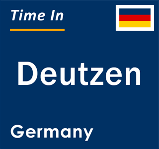 Current local time in Deutzen, Germany