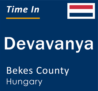 Current local time in Devavanya, Bekes County, Hungary
