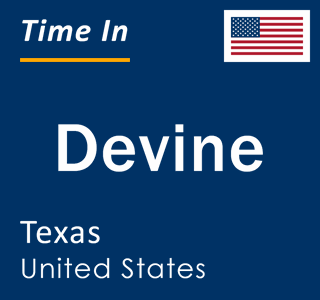 Current local time in Devine, Texas, United States