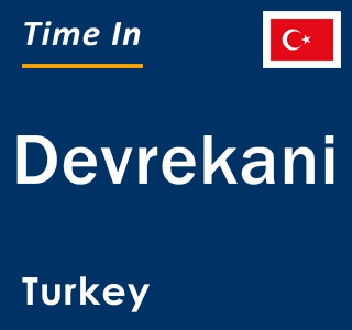 Current local time in Devrekani, Turkey