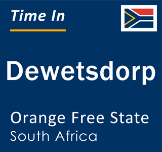 Current local time in Dewetsdorp, Orange Free State, South Africa