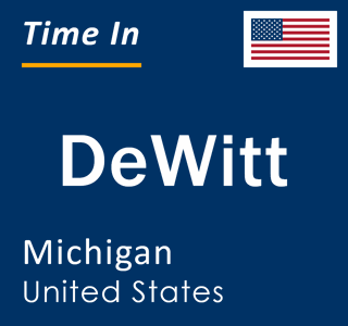 Current local time in DeWitt, Michigan, United States