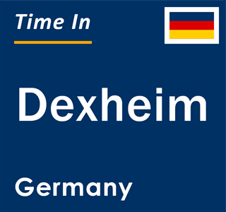 Current local time in Dexheim, Germany