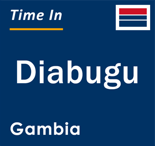 Current time in Diabugu, Gambia