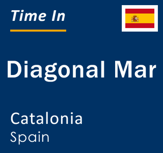 Current local time in Diagonal Mar, Catalonia, Spain