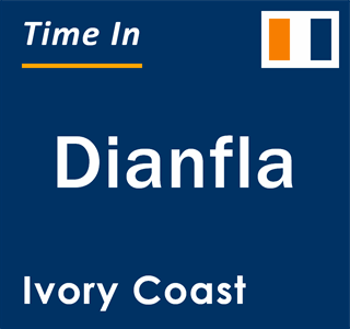 Current local time in Dianfla, Ivory Coast