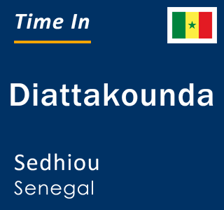 Current local time in Diattakounda, Sedhiou, Senegal