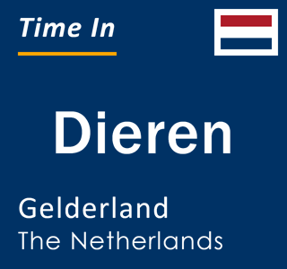 Current local time in Dieren, Gelderland, The Netherlands