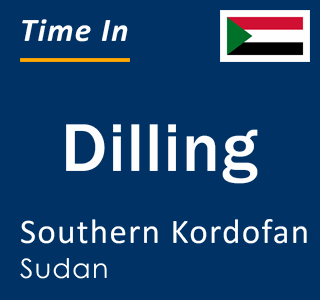 Current time in Dilling, Southern Kordofan, Sudan