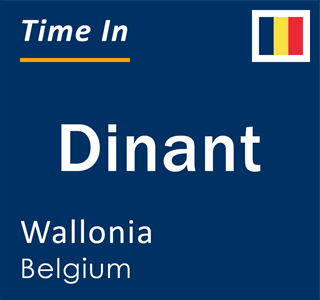 Current local time in Dinant, Wallonia, Belgium