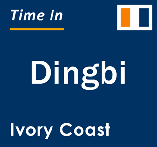 Current local time in Dingbi, Ivory Coast