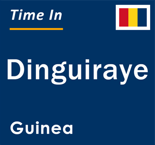 Current local time in Dinguiraye, Guinea