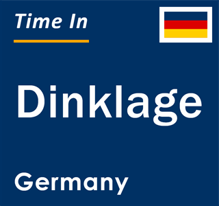 Current local time in Dinklage, Germany