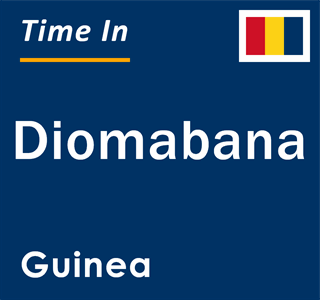 Current local time in Diomabana, Guinea