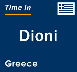 Current local time in Dioni, Greece