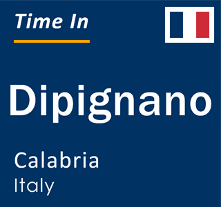 Current local time in Dipignano, Calabria, Italy