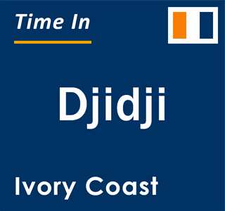 Current local time in Djidji, Ivory Coast