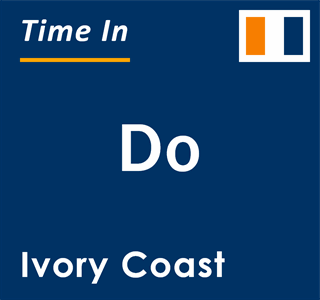 Current local time in Do, Ivory Coast