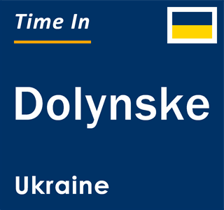 Current local time in Dolynske, Ukraine