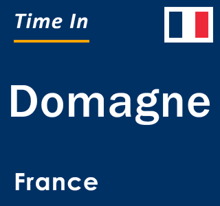 Current local time in Domagne, France