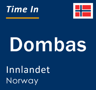 Current local time in Dombas, Innlandet, Norway