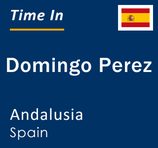 Current local time in Domingo Perez, Andalusia, Spain