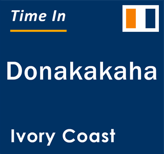 Current local time in Donakakaha, Ivory Coast