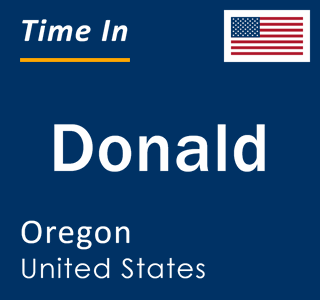 Current local time in Donald, Oregon, United States