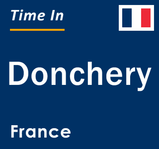 Current local time in Donchery, France