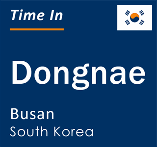 Current local time in Dongnae, Busan, South Korea