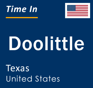 Current local time in Doolittle, Texas, United States