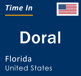 Current local time in Doral, Florida, United States