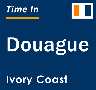 Current local time in Douague, Ivory Coast