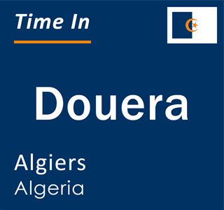 Current local time in Douera, Algiers, Algeria