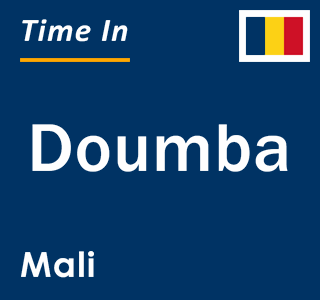 Current local time in Doumba, Mali