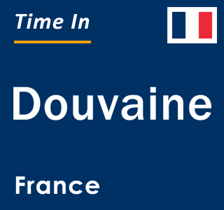 Current local time in Douvaine, France