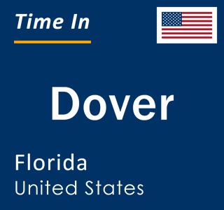 Current local time in Dover, Florida, United States