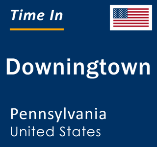 Current local time in Downingtown, Pennsylvania, United States